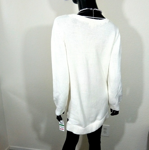 Style & Co Winter White Sweater WT-2 - Picture 2 of 6